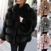 Kvinnors päls faux vintermode kvinnor täcka kvinnlig svart elegant fluffig tjock varm konstgjord jacka ytterkläder plus storlek 4xl 231030