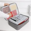 Briefcases Document Bag Large Capacity Travel Passport Wallet Card Organizer Men's Business Waterproof Storage Pack Home Accessories