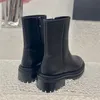 2023 mujeres diseñadores zapatos de cuero de gran tamaño botas de mujer plataforma de tobillo Martin zapatos de mujer botas de cuero genuino 35-41