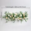 100 cm kunstzijde roos rij DIY bruiloft weggids boog decoratie kunstbloem opening studio rekwisieten aankleden bloem