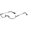 Lunettes de soleil Cadres 1-4PCS Chaîne Légère et confortable Cadre de miroir décoratif Lunettes sans lentilles Texture délicate Métal