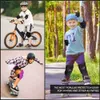 Skate Protective Gear 6pcs/Set Professional Kids/Adults Protective Gear Kne Pads Elbow Pads handledsvakter Bike Cycling Skating Electric-Scooter Roller Q231031