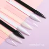 네일 연습 디스플레이 200pcs Stiletto Nail Swatches Sticks 젤 매니큐어 디스플레이 보드 팬 모양 예술 팁 색상 카드 분리 가능한 연습 STIC 231030