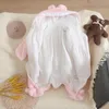 Rompers Autumn and Winter Baby Plush Climbing Clothes Warm Thick Cartoon Dog Rabbit Cute Cotton 231030