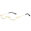 Lunettes de soleil Cadres 1-4PCS Chaîne Légère et confortable Cadre de miroir décoratif Lunettes sans lentilles Texture délicate Métal