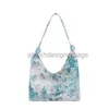 Borse a tracolla Borse Borsa a tracolla da donna pittura stampa floreale tela casual borsa di grande capacità borse per la spesa moda femminileborse elegantidesigner