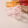 Sweet Candy Color Transparent Women Fashion Acetate Hair Claw Clips Crabs Hair Clip Thick Hair Styling Strong Hold Hair Accessories