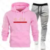 Designer Tracksuits Men's Women 2 Piece Outfits Fashion sweatsuit Casual Long Sleeve Pullover Black Hoodie Sweater Top And Jo292S