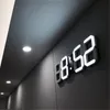 Relógios de parede LED Relógio digital com 3 níveis de brilho Alarme pendurado relógio decoração de casa 231030