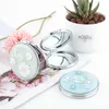 Compact TSHOU658 Mini Makeup Fresh Flowers Mirror Compact Pocket Mirror Portable Double-Sided Folding Cosmetic Mirror Gifts 231030