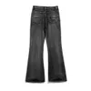 Dżinsy damskie HARAJUKU Umyjne vintage proste szerokopasmowe spodnie dżinsowe Mężczyźni i kobiety High Street Workowca swobodna flary Y2K 111031