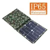 Drahtlose Ladegeräte 40W 3 faltbare Solarpanel IP65 wasserdichte tragbare Tarnladegerät für Cam Wandern Reisen Drop Lieferung C Otjxs
