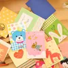 Party Supplies 1pcs/lot Cute Variety Small Book Cartoon Writing Notebook DIY Handwritten Painting School Office