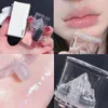 Lip Gloss Ice Mountain Crystal Jelly Glaze Olio cosmetico trasparente Idratante Labbra impermeabili Rossetto Vetro Li J1e7