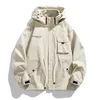 Herrenjacken 8xl 9xl Bomberjacke Männer Frühling Herbst Herbst Kapuze Windbrecher Solid Casual Coat Streetwear Retro HipHop Militär Motorrad 231030