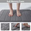 Carpets Homaxy U-Shaped Bathroom Rug Soft Absorbent Memory Foam Floor Carpet Thick Coral Velvet Foot Pad Non-Slip Toilet Bath Mat Decor