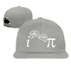 Casquettes de baseball PI BE Rational Baseball Cap Hip Hop Solid Flat Bill Réglable Snapback Chapeaux Unisexe