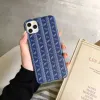 Luxury Phone Cases Designer Phonecase Golden Letters Case Leather Shockproof Cover Shell For IPhone 14 Pro Max 13P 12 11 Clear Cover