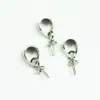 50 Pezzi 925 Sterling Silver Bail Risultati Dei Gioielli Perline Mezze Forate Bail Bead Cap Goccia Rompighiaccio Bails255K