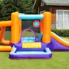 Childrens Inflatable Castle Outdoor Bouncer Jumper Slide Bounce House Kids Jumping with Blower Ball Pit Bouncy Outdoor Indoor Playhouse For Sale Park Toys Play Fun