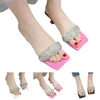 Sandals Fashion Spring Summer Women Rhinestone High Heel Open Toe Sexy 2 Strap