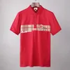 2022Luxurys Diseñadores Hombres Vestido Camiseta Hombre Polo Moda Bordado Carta Patrón Impresión Transpirable Hombres Casual Tops Mujeres S352J