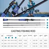 釣りのアクセサリーSougayilang Rod Reel Combo 1.8 2.Mカーボンファイバー鋳造と8.0 1高速ベイトキャスティング最大10kg