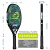 Raquetes de tênis optum palmland 3k fibra de carbono superfície áspera raquete de praia com saco de capa 231031