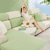 Stuhlhussen Summer Cool Ice Silk Elastic Stretch Sofa 1 2 3 4 Sitzer Couch Lounge L-förmiger Eckschutz