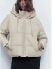 Trenchs de femmes Manteaux d'hiver Vestes de manteau froid pour femmes 2023 Cuir chaud PU Parkas Promotion Vêtements de dessus pour femmes