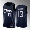 Harden Russell Westbrook Kawhi Leonard Paul George Basketball Jersey Terance Mann Los Angeles La Clippers Marcus Morris Ivica Zubac 2024-25 Säsongströjor