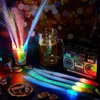 Led Rave Toy 10/20pcs LED Light Up Fiber Optic Wands Glow Fiber Wands Sticks LED Flashing Fiber Sticks Glow Flashing Wands Neon Party Favors 231030