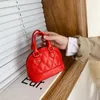 Handväskor Fashion Elegant Rhombus crossbody väskor läder axelväska handväska för baby flickor födelsedagspresent 231030