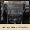 För Mercedes Benz SLK 2004-2010 Interior Central Control Panel Door Handle Carbon Fiber Sticker Decals Car Styling Accessorie