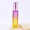 Gradient 15ml Glass Perfume Bottles Colorful Diamond Atomizer Portable Fragrance Fashion Lady Spray Scent Pump Case Refillable Empty Travel Cosmetic Packaging