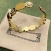 Vrouwen goud armbanden ontwerpers open bangle bloemenarmbanden g voor heren tijgerbagels feest bruiloft cadeau sieraden b-5