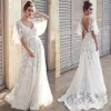 Summer Dress Women Elegant Vintage Formal Sexy V-Neck Wedding Backless Long Evening Party Prom White Dress Vestidos Robe Femme295N