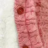 Sleeping Bags SMGSLIB Baby Winter Warm Infant Button Knit Swaddle Wrap Swaddling Stroller Toddler Blanket 231031