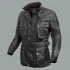 Entier-2015 nouvelle marque manteau matelassé hommes veste épaisse double couche coton ciré avec gilet en coton décontracté homme moto Jac336W