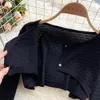 Sukienki robocze Koreańska słodka dzianinowa kardiganowa spódnica 3-częściowa kamizelka krótkiego swetra