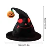 Хэллоуин шляпа творческий электрический дьявол плюшевые качели тыквы шляпы забавные украшения праздничные игрушки 230920