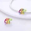 Pietre preziose sciolte Ciondoli in argento sterling 925 con dinosauro rana farfalla adatti a braccialetti originali Creazione di gioielli per anniversario fai-da-te