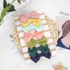 Hair Accessories 20 Pack Baby Girls Nylon Headbands Linen Bows Hairbands Handmade for born Infant Toddlers Kids 231031