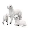 Decoraciones de jardín Adornos de ovejas inspirados en Oriente Medio: artesanías exquisitas Hogar de resina