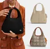 Designer Lana 23 Umhängetasche Damen Handtasche COA CH Leder hochwertige Mode Dame Umhängetasche Gemüsekorb Eimertasche