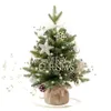 50 cm konstgjorda julgran med LED -ljus rotera musik DIY -dekorationer Ornament levererar träd hemfestival Xmas Trees levererar 2897