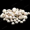 10~30PCS Wooden Round Beads Loose Spacer Eco-Friendly Natural-Color Wood Beads for Jewelry Making bracelet DIY Accessories Fashion JewelryBeads wood beads