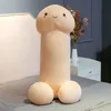 دمى Plush 30-80 سم Kawaii Sex Toy Toy Soft محشو القضيب الطويل وسادة محاكاة مضحك وسادة النوم عيد الحب هدية للفتيات الفتيان 231030