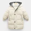 Down Coat Kids Coats Baby Boys Jackets Fashion Warm Girls Hooded Snowsuit For 3 10y Teen Children Thick Long Outerwear Winter Clothes 231030