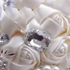 Flores de casamento personalização romântica buquê de noiva strass broche de dama de honra segurando